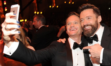 Neil Patrick Harris and Hugh Jackman at this year's Tonys.