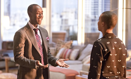 Don Cheadle and Donis Leonard in House of Lies.