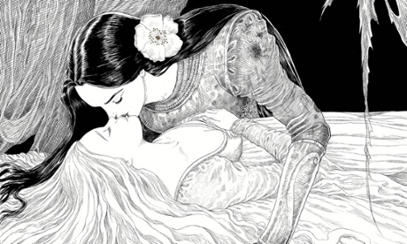 Detail from The Sleeper and the Spindle by Neil Gaiman and illustrator Chris Riddell 