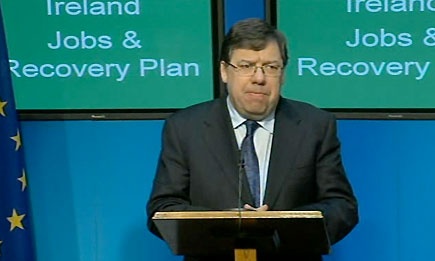 Irish PM Brian Cowen, November 2010