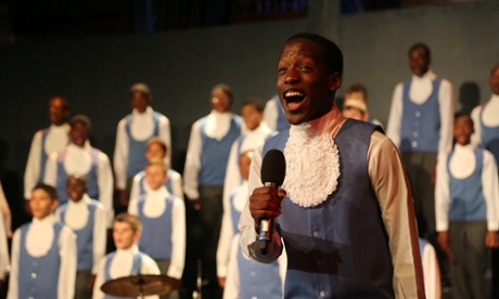 School choir, Drakensberg.