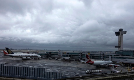 JFK airport in New York.