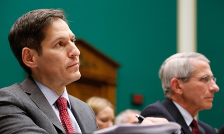 Centers for Disease Control and Prevention Director Tom Frieden and National Institute of Allergy and Infectious Disease Director Anthony Fauci.