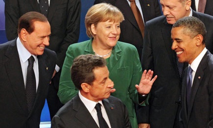 World leaders in Cannes, November 2011