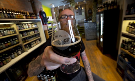 Jamie Hancock at his shop Beermoth