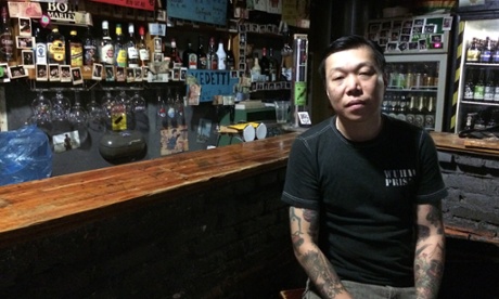 SMZB frontman Wu Wei. Photograph: Tim Jonze for the Guardian