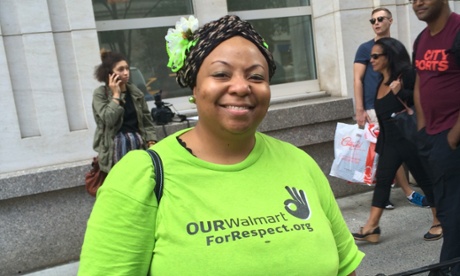 Us Money protest higher minimum wage