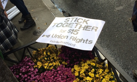 US Money Walmart protest sign