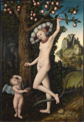 Cranach Cupid Complaining to Venus, by Lucas Cranach the Elder (c.1525).