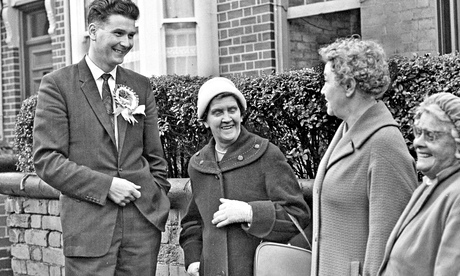 Peter Griffiths, Conservative candidate for Smethwick, in 1964. Photograph: Express and Star