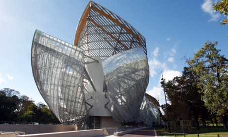 The Louis Vuitton Foundation for Creation modern and contemporary arts centre was designed by Frank Gehry.