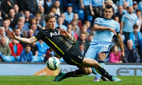 Aguero scores a sublime fourth.