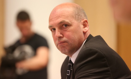 The President of the Senate Stephen Parry at senate estimates this morning in Parliament House, Monday 20th October 2014