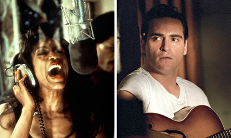Captured lives: Angela Bassett in What's Love Got To Do With it and Joaquin Phoenix in Walk the Line
