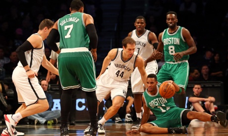 The Boston Celtics and Brooklyn Nets played a 44 minute preseason game on Sunday afternoon at Barclays Center.