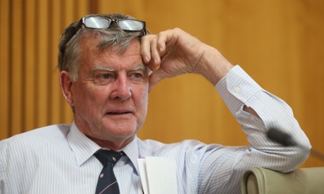 The Chair of the Rural and Regional Affairs and Transport committee senator Bill Heffernan this afternoon in Parliament House, Monday 20th October 2014