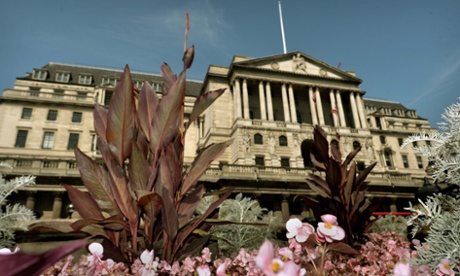 The Bank of England in London,