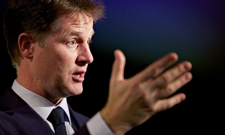 Nick Clegg, the deputy prime minister