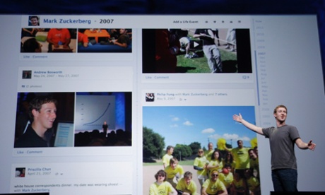 Mark Zuckerberg on stage in 2011.