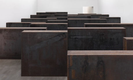 Richard Serra’s giant steel work Ramble.