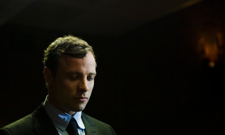 Oscar Pistorius in the dock.