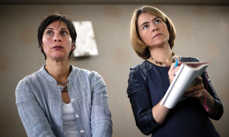 Farha and de Albuquerque in Detroit. Photo by AP.