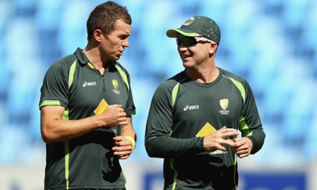 Peter Siddle and Brad Haddin