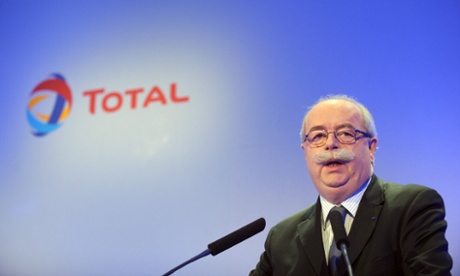 French energy giant Total CEO Christophe de Margerie.