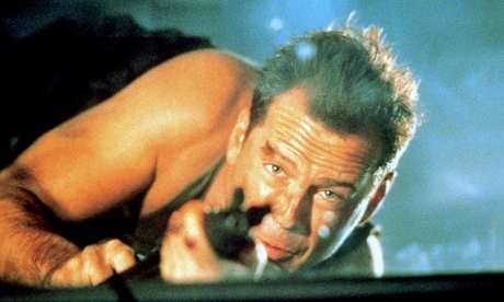 One for the kids … Bruce Willis in Die Hard.