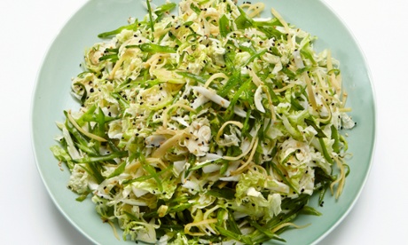 Asian slaw with two-hour pickled ginger 