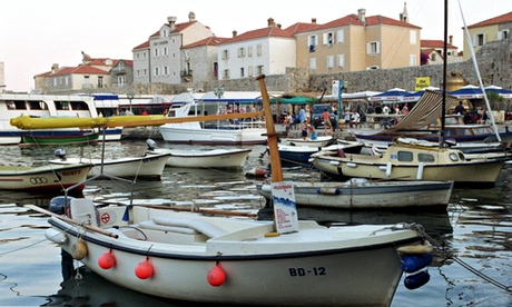 Boats in harbour at Budva