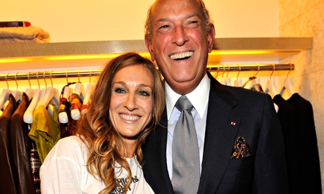 Sarah Jessica Parker with Oscar de la Renta