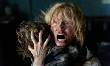 Noah Wiseman and Essie Davis in The Babadook