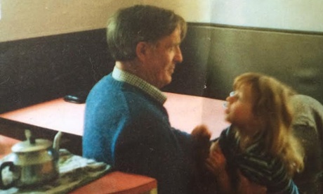 Ian Whitwham's daughter Anna with Grandad Poppy.