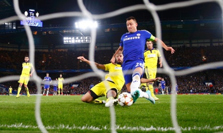 John Terry scores