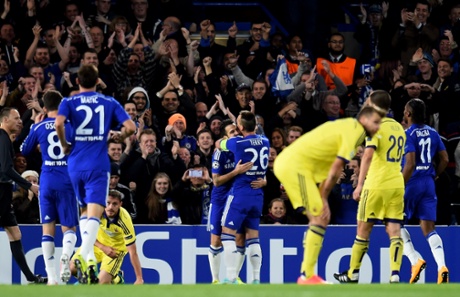 The Chelsea faithful are happy