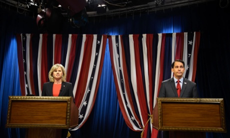 Scott Walker and Mary Burke Wisconsin