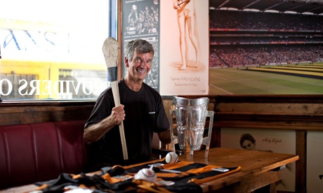 Tony Hawks at the hurling experience
