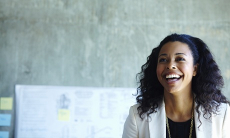 smiling business woman