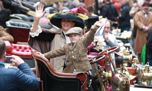 Classic appeal: come and enjoy the vintage motors on Regent Street.