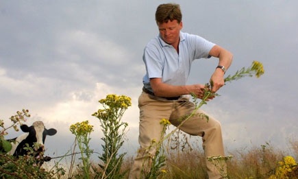 A photograph of Richard Benyon, MP for Newbury, posted on his Facebook page.