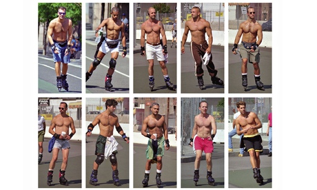 Hans Eijkelboom roller skaters New York people 21st century