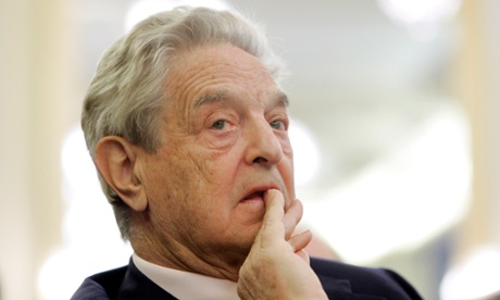 George Soros, says Putin has established good relations with those agitating against Europe.