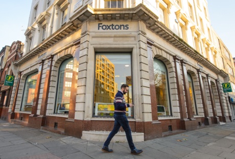 A branch of Foxtons estate agents, in central London.