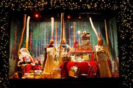 Selfridges' Christmas windows 2014 with the theme Storytelling.