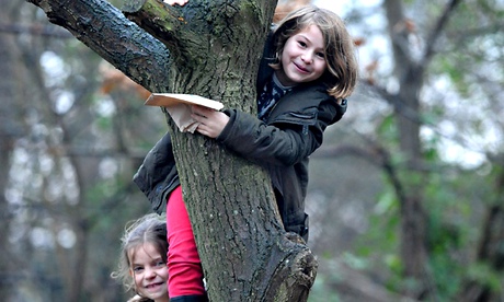 Secret Adventurers in the woods at Dacres Wood, Forest Hill, London