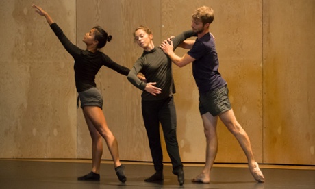 Alexander Whitley and dancers rehearse The Grit in the Oyster.