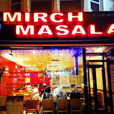 No tour of Tooting is complete without a visit to the excellent Mirch Masala.