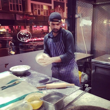 Naan oven at Spice Village.