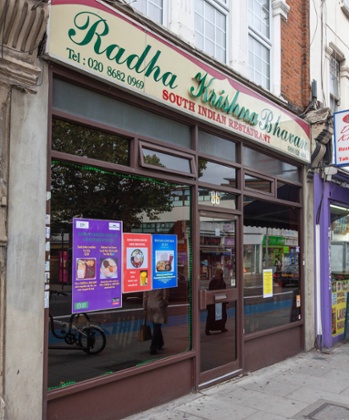 Radha Krishna Bhavan restaurant, Tooting